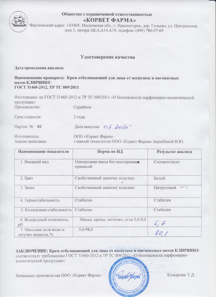 Паспорт №07202502